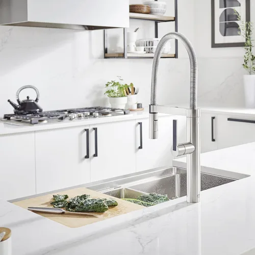 Vista 7 de BLANCO Quatrus R15 Ergon Delantal Super Single Farmhouse Fregadero de cocina