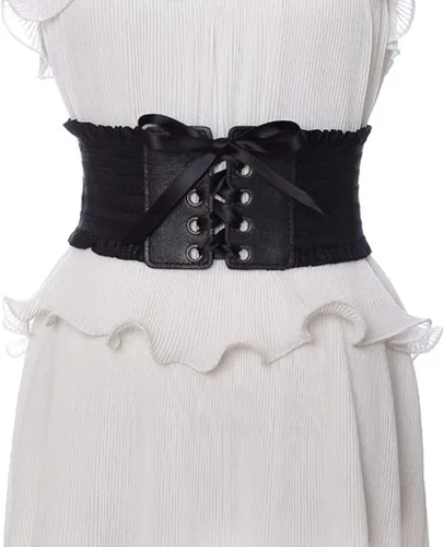 Vista 4 de Cinturón de corsé elástico para cosplay, cintura elástica para mujer