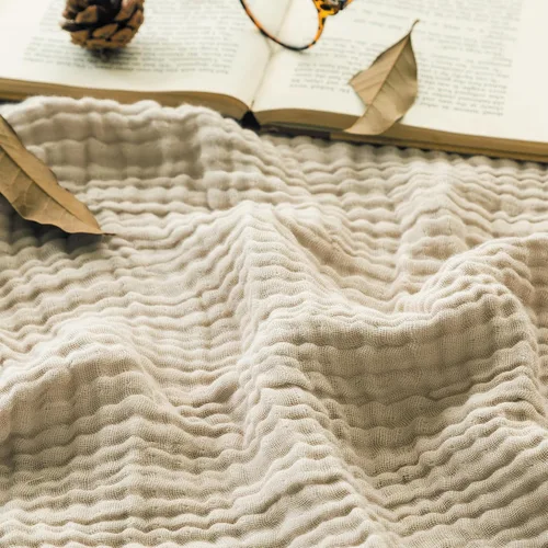 Vista 46 de EMME Mantas de muselina para bebé, 100% algodón, arrullo de gasa de 4 capas de 40 x 50 pulgadas, ligeras, suaves, transpirables, para niños