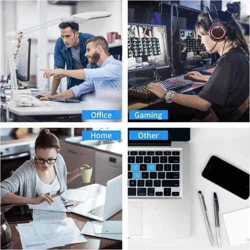 Vista 9 de 7.9”x9.5” Funny Non Slip Mouse Pad Cute Mousepad Office Desk Accessories for Computer Laptop Gamer Animal Dinner