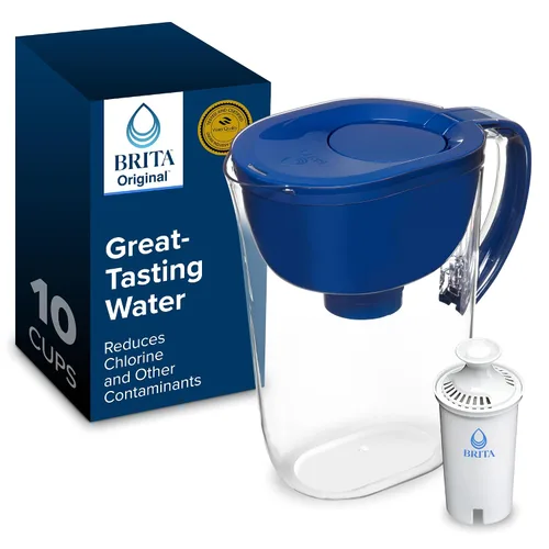 Vista 19 de Jarra de filtro de agua Brita grande para agua del grifo y potable con indicador de cambio SmartLight, incluye 1 filtro estándar, libre de BPA, dura