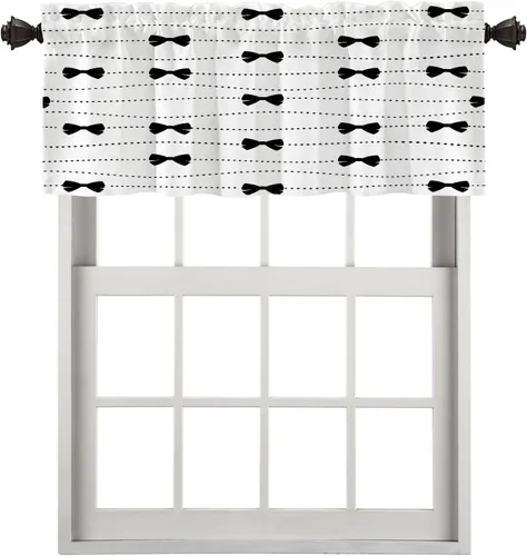 Vista 47 de Cortinas opacas de poliéster multicapa marrón con diseño de bosque natural, 2 unidades, 26 x 24 pulgadas