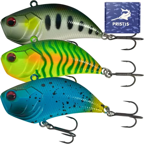 Vista 12 de Pristis Jig Head Fishing Lures for Freshwater Saltwater, Weedless Swim Jig Pre-Rigged Vibrating Swimbaits Kit Gear, Teasers with Sharp Hooks &