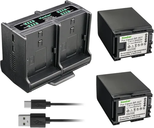 Vista 6 de Kastar Cargador de batería cuádruple compatible con Canon VIXIA HF S200 HFS200, VIXIA HF10, VIXIA HF11, VIXIA HF20, VIXIA HF21, VIXIA HF100, VIXIA