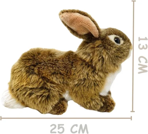 Vista 3 de TigerHart Brigid The Brown Rabbit - Conejito de peluche de 10 pulgadas