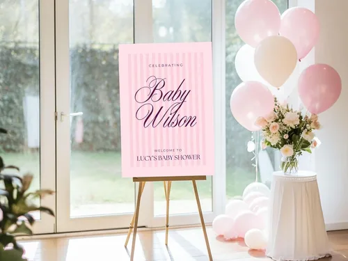 Vista 18 de lmhlyly Póster de bienvenida de Sweet Little Berry Baby Shower, cartel de fiesta temática de arándanos, decoración de celebración de fiesta