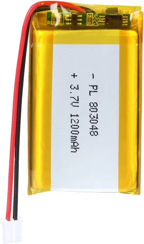 Vista 52 de Batería de 3.7V 200mAh 502025 Li-ion Li-Po recargable de iones de litio con conector de paso de 2P PH 0.079 in