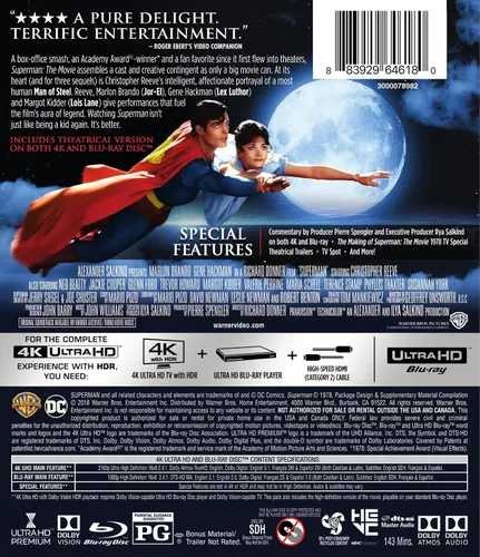 Vista 3 de Superman: The Movie (1978) (4K Ultra HD + Blu-ray)