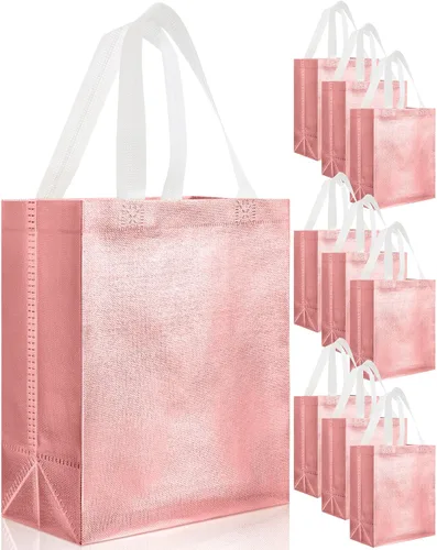 Vista 20 de Eccliy - 80 bolsas de regalo reutilizables, tamaño mediano, color negro