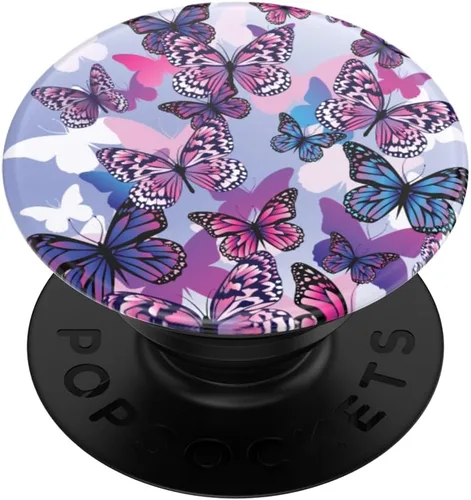 Vista 11 de PopSockets Agarre adhesivo para teléfono, soporte, soporte para teléfono, abeja, translúcido Bee Boho
