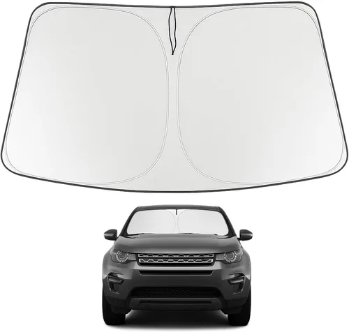 Vista 160 de Proadsy Parasol para parabrisas Rivian R1S 2022-2025 2026 de 4 capas plegable, protector de parasol frontal que bloquea los rayos UV, mantiene