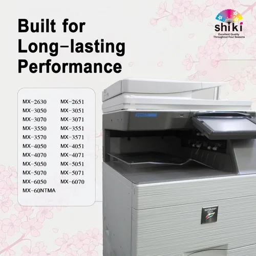 Vista 3 de SHIKI Cartucho de tóner compatible con Sharp MX-2630 2651 3050 3051 3070 3071 3550 3551 3570 3571 4050 4051 4070 4071 5050 5051 5070 5050 71 23.6 in