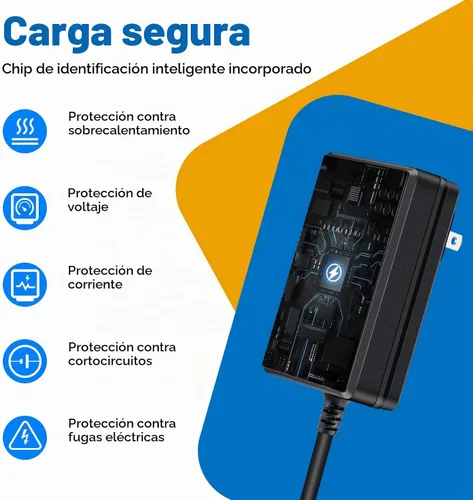 Vista 5 de Cargador de 24 V para scooter eléctrico Razor MX350 E100 E125 E150 E175 E200 E200S E300 E300S MX400 Dirt Rocket Dirt Bike Dirt Quad Moto Pocket Mod