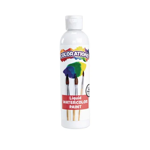 Vista 19 de Colorations Pintura líquida para acuarela sin parabenos, juego de 8 colores vibrantes, 8 onzas líquidas, no tóxica y fabricada en los Estados Unidos