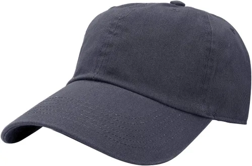 Vista 29 de Gorra de béisbol clásica Falari, sombrero de papá 100% algodón suave, talla ajustable Aguamarina
