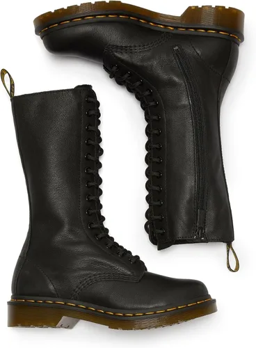 Vista 9 de Dr. Martens, Botas de cuero con cordones 1B99 de 14 ojales para mujer