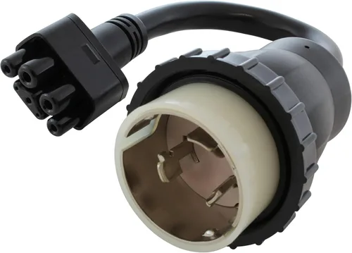 Vista 8 de AC WORKS Adaptador de carga EV para uso Tesla (TT-30P RV/Trailer 30A Gen2)
