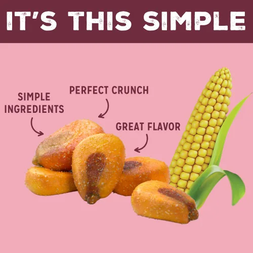 Vista 4 de LOVE CORN BBQ 0.7oz x 20 bolsas – Delicioso maíz crujiente – Snacks familiares saludables – Sin gluten, Kosher, sin OGM – Alternativa para papas