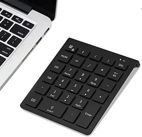 Vista 9 de Lekvey Combo de teclado numérico y mouse inalámbricos, teclado numérico