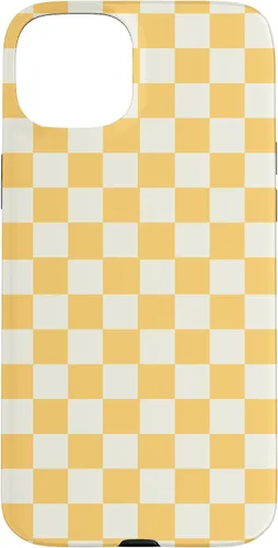 Vista 9 de Yellow Checkered Checker Checkerboard Classic Pattern Case for iPhone 17