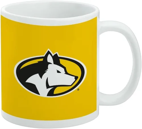 Vista 236 de Taza de cerámica con el logotipo principal de la Universidad Rider, taza de regalo novedosa para café, té y bebidas calientes, 11oz, blanca