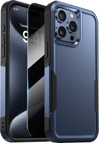 Vista 57 de Diaclara Funda diseñada para iPhone 12/iPhone 12 Pro, [con protector de pantalla de privacidad] [antiespía]