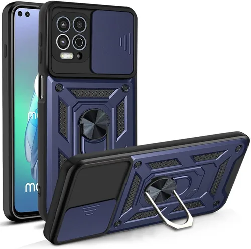 Vista 100 de Compatible con carcasa de soporte Infinix Zero Ultra 5G, con cubierta de lente de cámara deslizante compatible con funda Infinix Zero Ultra 5G Negro