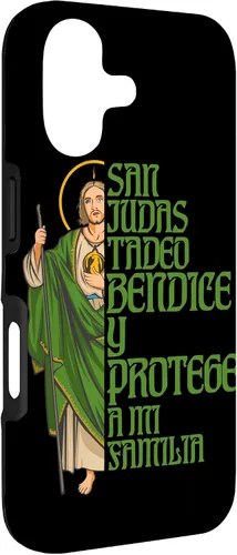 Vista 3 de Saint Jude Thaddeus. Bless and Protect My Family Case for iPhone 17