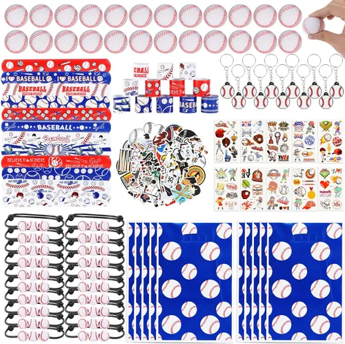 Vista 8 de Kolewo4ever Set de 295 Piezas de Artículos de Fiesta de Voleibol a Granel Rellenos de Bolsas de Regalitos de Voleibol para Bolsas de Regalos