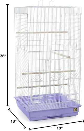 Vista 5 de Prevue Pet Products SPECONO1818H-PB - Jaula alta Tiel, azul bígaro