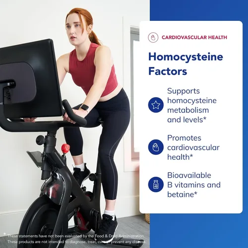 Vista 3 de Pure Encapsulations Factores de homocisteína Suplemento para apoyar los niveles normales de homocisteína y la salud cardiovascular* 60 cápsulas