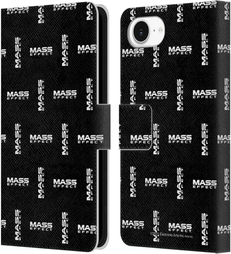 Vista 76 de Head Case Designs Funda de piel con licencia oficial de EA Bioware Mass Effect Cerberus Logo Graphics tipo cartera compatible con Apple iPhone 11