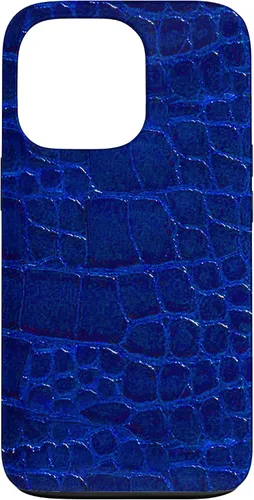 Vista 10 de Royal Ocean - Carcasa para iPhone 17, diseño de cocodrilo y cocodrilo