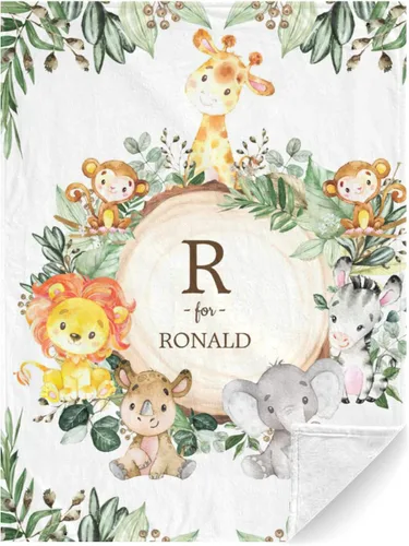 Vista 15 de Manta de bebé personalizada para niños y niñas, manta de bebé personalizada con nombre, regalos personalizados para baby shower, mantas recibidoras