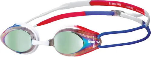 Vista 16 de Arena Tracks Gafas de natación unisex para adultos esenciales para carreras competitivas de natación, aprobadas por FINA, con lente antiniebla