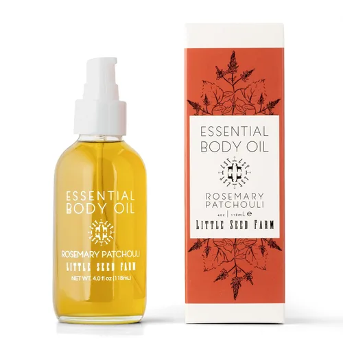 Vista 6 de Little Seed Farm Aceite corporal esencial, lavanda, 4.0 onzas