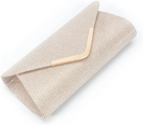 Vista 3 de Bolsos de mano brillantes para mujer, bolso de noche para mujer, bolso de mano para mujer, bolso de mano para fiesta, graduación, boda