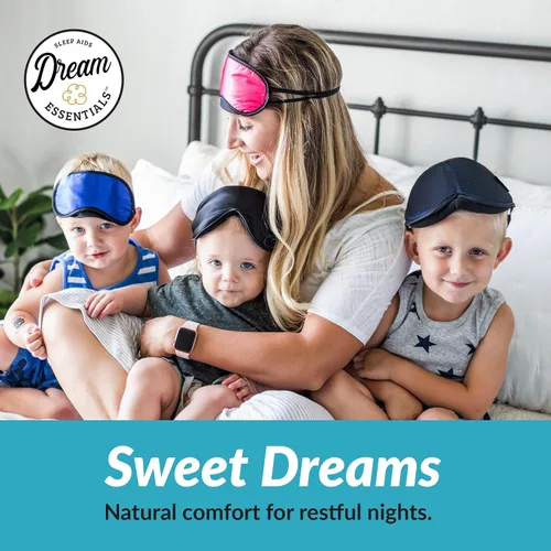 Vista 9 de Dream Essentials Natura - Antifaz de algodón orgánico para dormir, algodón natural, antifaz para dormir, bloqueo de luz, cubierta suave para dormir
