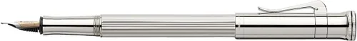 Vista 2 de Faber Castell 148571 - Pluma estilográfica, punta fina, colección clásica, plata de ley