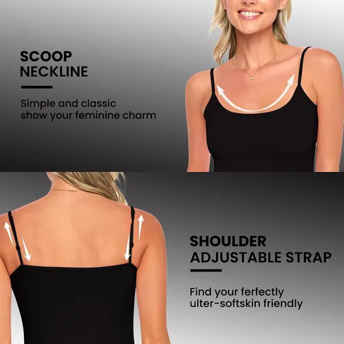 Vista 3 de ACTIVE UNIFORMS Camisola elástica de algodón suave y transpirable para mujer con correa ajustable