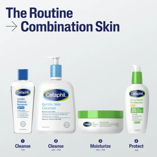 Vista 5 de Desmaquillador suave resistente al agua, 6.0 onzas líquidas, de la marca Cetaphil