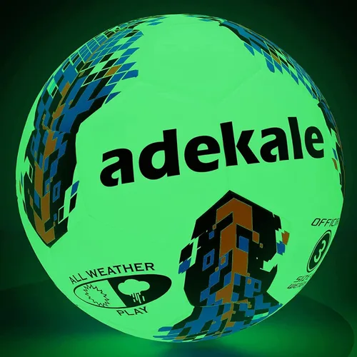 Vista 9 de Balón de fútbol que brilla en la oscuridad tamaño completo 3/4/5, accesorios de fútbol deportivo, juguetes de regalo para niños de 8 a 12 años
