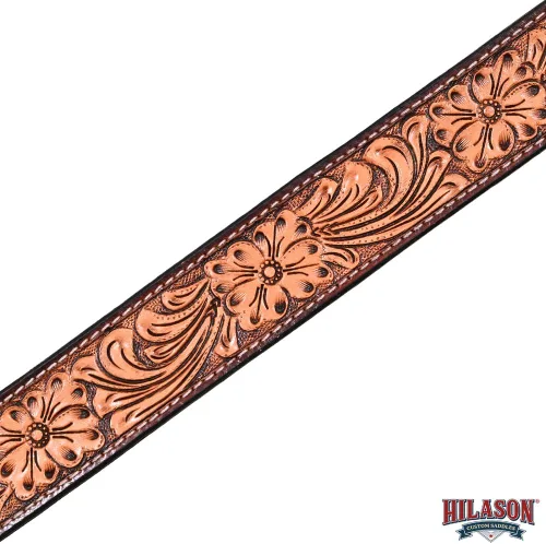 Vista 4 de HILASON Western Horse Headstall Breast Collar Set American Leather Floral Tack for Horses