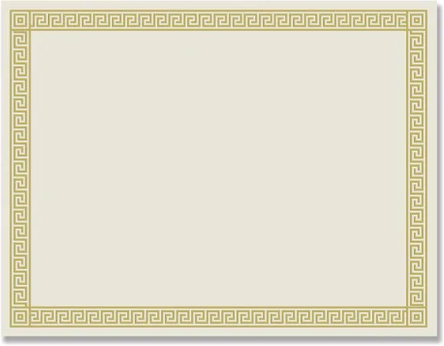 Vista 7 de Great Papers! Certificado de lámina trenzada, 8.5 x 11 pulgadas, 12 unidades (936060), dorado