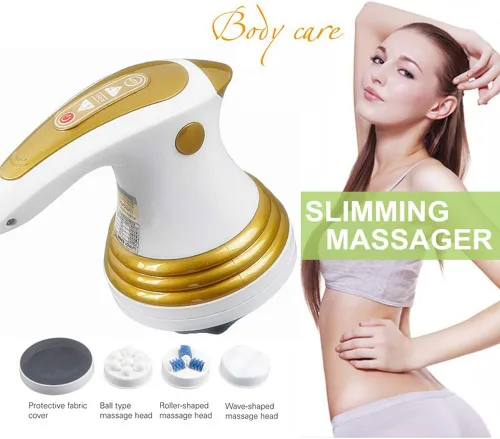 Vista 3 de ALisasin Masajeador de celulitis de mano 3D masajeador corporal eléctrico celulitis para brazo, pierna, cadera, vientre, masajeador profesional