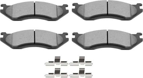 Vista 9 de SCITOO - Juego de 4 pastillas de freno de cerámica, juego de 4 pastillas de freno delanteras para Jeep para Cherokee, Comanche, Grand para Cherokee