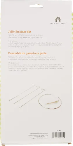 Vista 3 de Mirro 9664000A - Conjunto de colador de gelatina con bolsa, color blanco