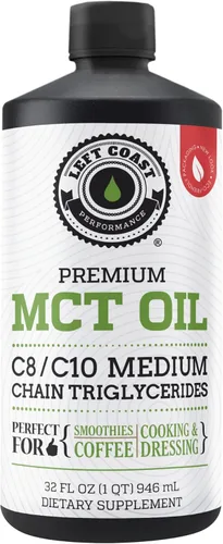 Vista 7 de Aceite MCT orgánico C10 C8 para energía mental sostenida y apoyo al enfoque, orgánico para café, batidos y más, sin palma, vegano, apto para dieta