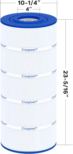 Vista 4 de Cryspool® Filtro C150S compatible con CX150XRE, SwimClear C150S, CS150e, C-9441, PA150S, cartucho de filtro de piscina de 150 pies cuadrados, 1