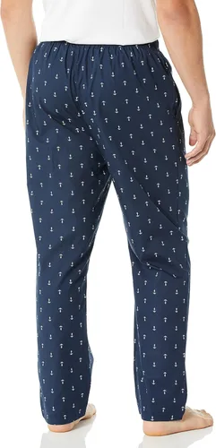 Vista 2 de Nautica mens Soft Woven 100% Cotton Elastic Waistband Sleep Pajama Pant